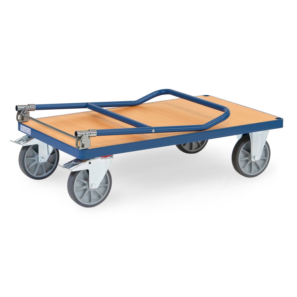 Zdjęcie produktu nr 2: Wózek platformowy fetra®, składany, udźwig 600 kg, powierzchnia ładunkowa szer. x gł. 1000 x 600 mm