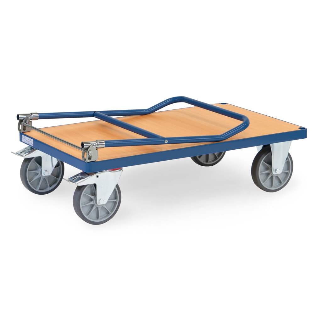 Zdjęcie produktu nr 3: Wózek platformowy fetra®, składany, udźwig 600 kg, powierzchnia ładunkowa szer. x gł. 1000 x 600 mm