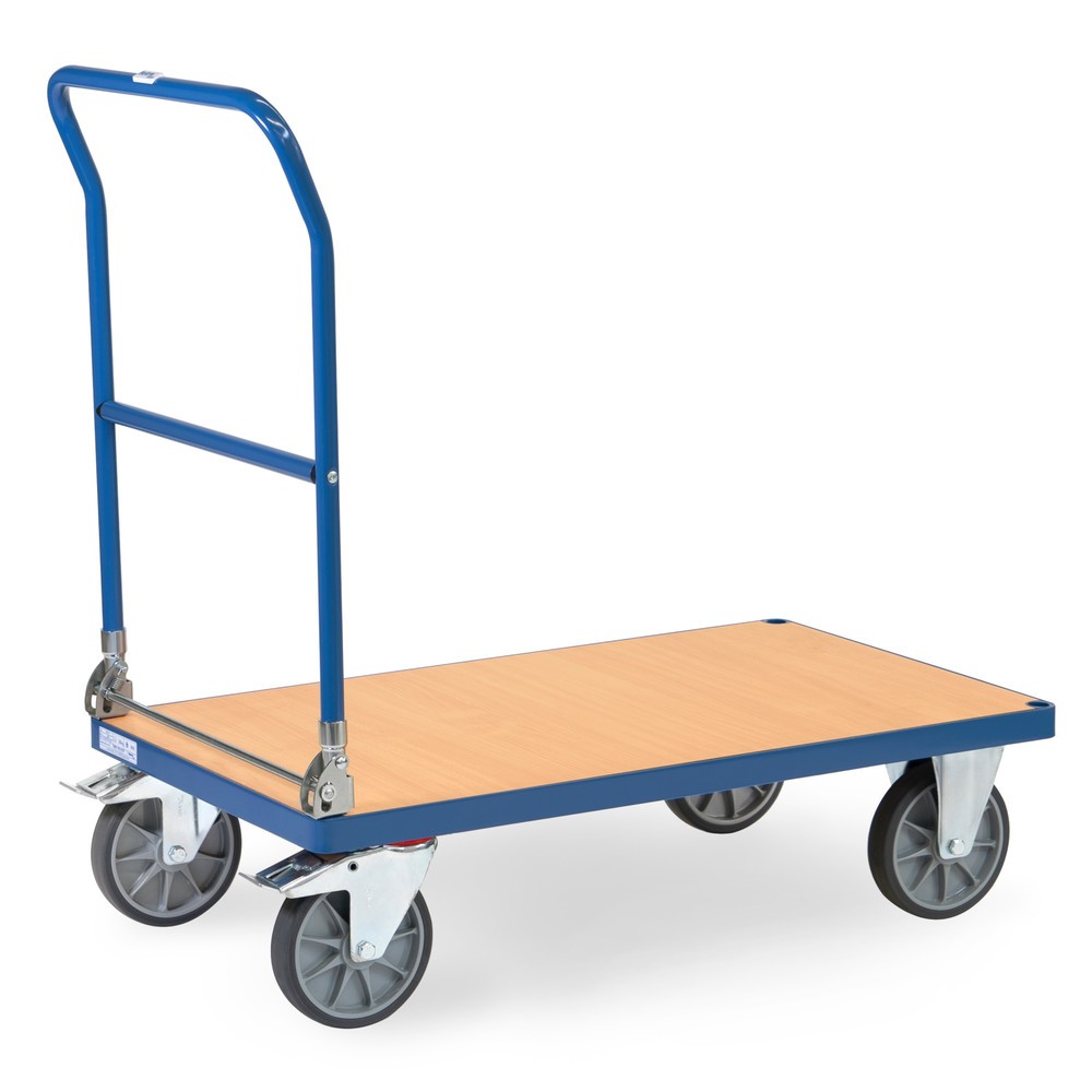 Zdjęcie produktu nr 3: Wózek platformowy fetra®, składany, udźwig 600 kg, powierzchnia ładunkowa szer. x gł. 1000 x 600 mm