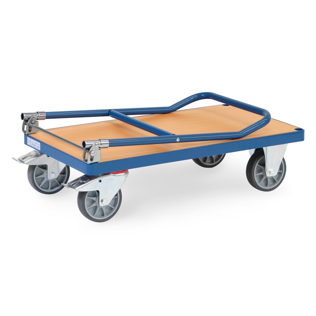 Wózek platformowy fetra®, składany, udźwig 500 kg, powierzchnia ładunkowa szer. x gł. 850 x 500 mm Zdjęcie produktu nr 3: Wózek platformowy fetra®, składany, udźwig 500 kg, powierzchnia ładunkowa szer. x gł. 850 x 500 mm