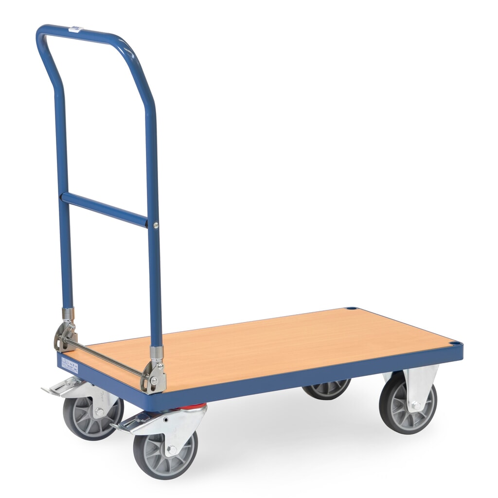Zdjęcie produktu nr 4: Wózek platformowy fetra®, składany, udźwig 500 kg, powierzchnia ładunkowa szer. x gł. 850 x 500 mm