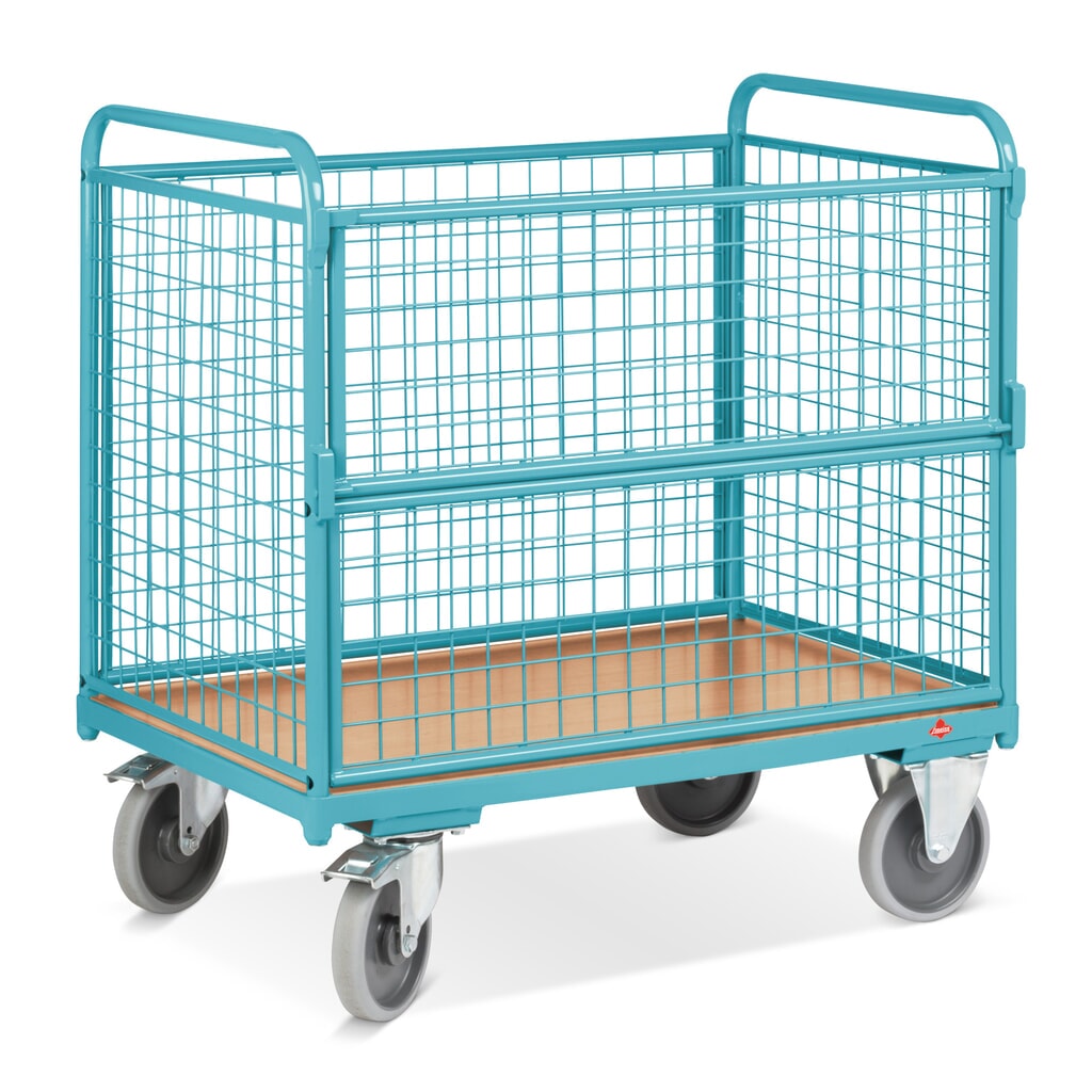 Wózek skrzyniowy Ameise® ze ścianami kratowymi, powierzchnia ładunkowa 1000 × 645 mm Zdjęcie produktu nr 3: Wózek skrzyniowy Ameise® ze ścianami kratowymi, powierzchnia ładunkowa 1000 × 645 mm