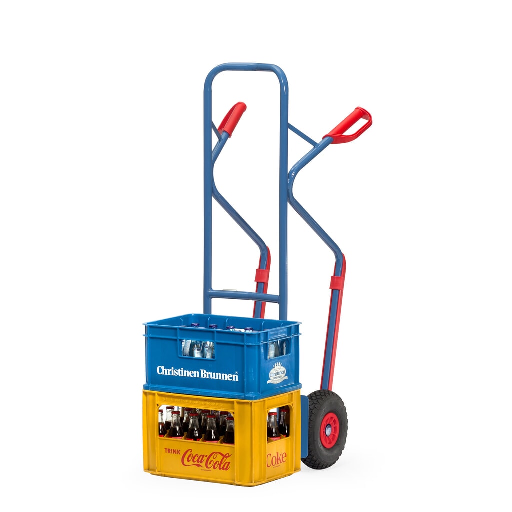 Wózek transportowy fetra®, udźwig 300 kg, szufla szer. x gł. 320 x 250 mm, z płozami ślizgowymi, ogumienie PU Zdjęcie produktu nr 3: Wózek transportowy fetra®, udźwig 300 kg, szufla szer. x gł. 320 x 250 mm, z płozami ślizgowymi, ogumienie PU