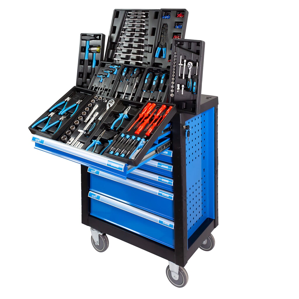 Wózek warsztatowy RAPTOR, z 250-częściowym zestawem narzędzi Zdjęcie produktu: Wózek warsztatowy RAPTOR, z 250-częściowym zestawem narzędzi