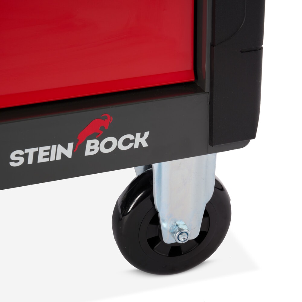 Zdjęcie produktu nr 4: Wózek warsztatowy Steinbock® L, 7 szuflad, możliwość zamykania, wraz ze 178-częściowym zestawem narzędzi