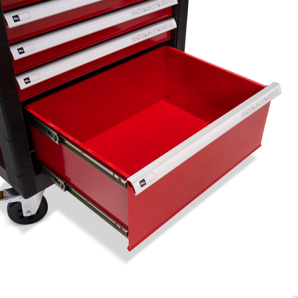 Zdjęcie produktu nr 11: Wózek warsztatowy Steinbock® L, 7 szuflad, możliwość zamykania, wraz ze 178-częściowym zestawem narzędzi