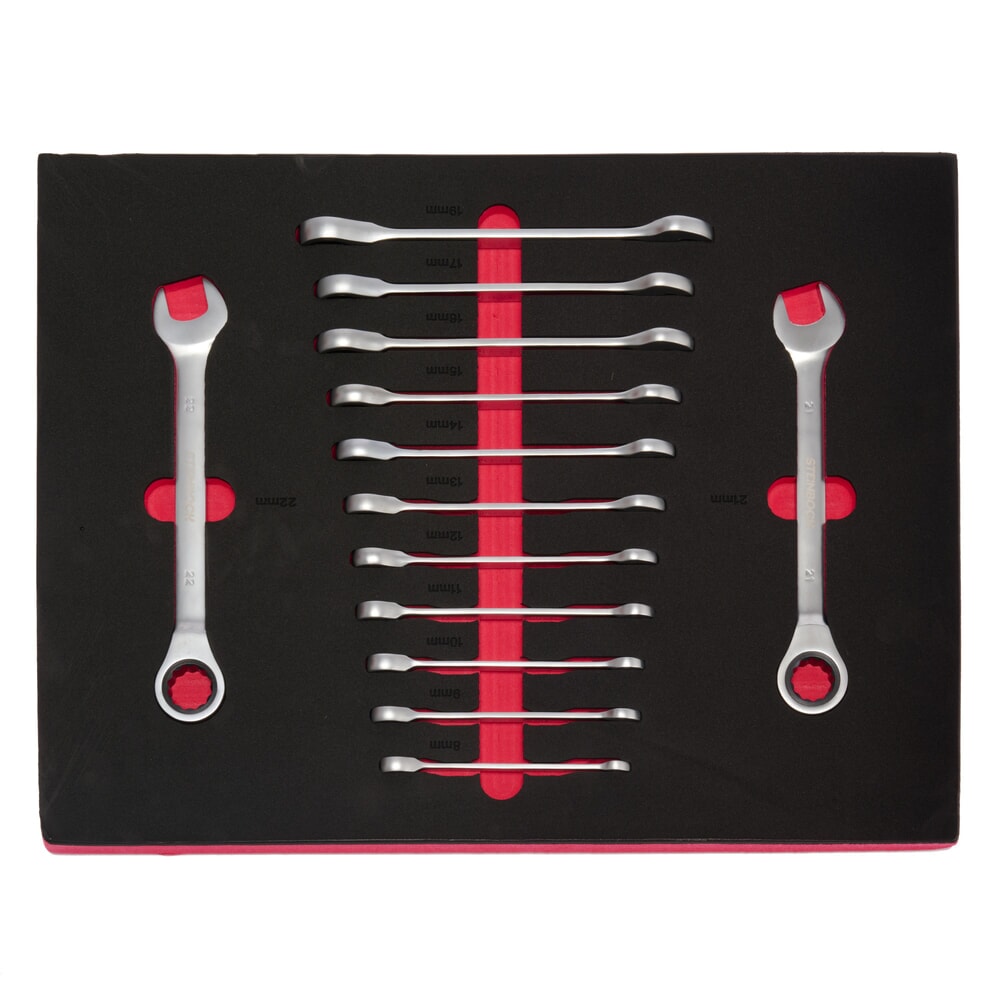 Zdjęcie produktu nr 13: Wózek warsztatowy Steinbock® L, 7 szuflad, możliwość zamykania, wraz ze 178-częściowym zestawem narzędzi