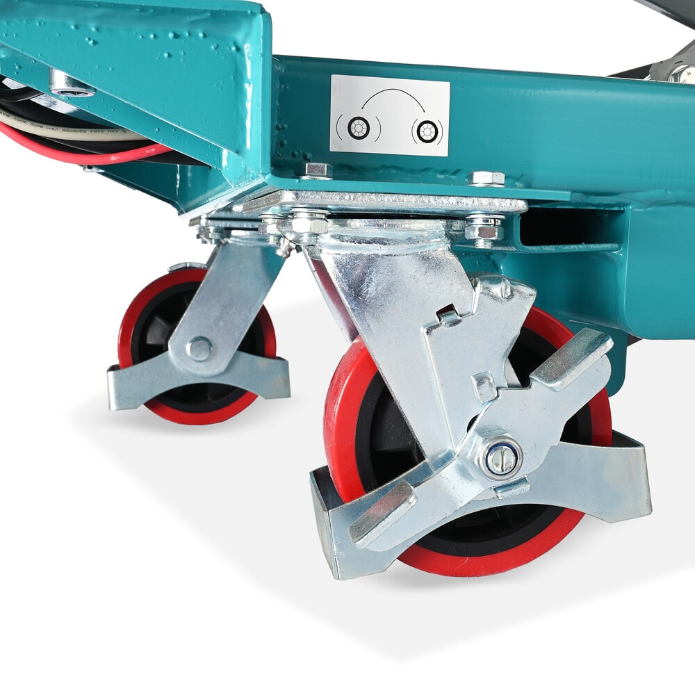 Zdjęcie produktu nr 8: Stół podnośny z nożycami podwójnymi Ameise®, elektryczny, udźwig 350 kg, wymiary blatu 910 x 500 mm