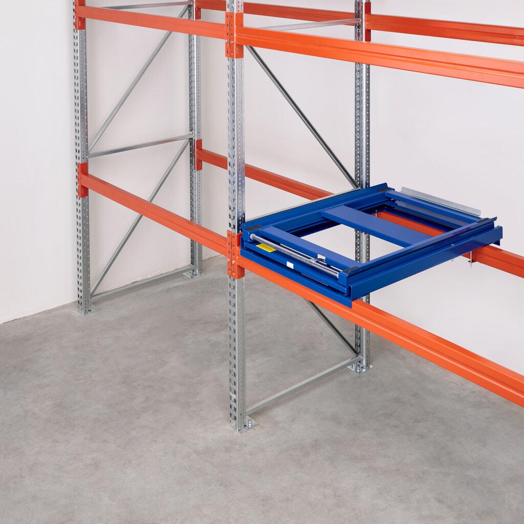 Odporne na wysokie obciążenia urządzenie do wysuwania palet, udźwig 600 kg, głębokość wysuwu 100% Zdjęcie produktu nr 2: Odporne na wysokie obciążenia urządzenie do wysuwania palet, udźwig 600 kg, głębokość wysuwu 100%