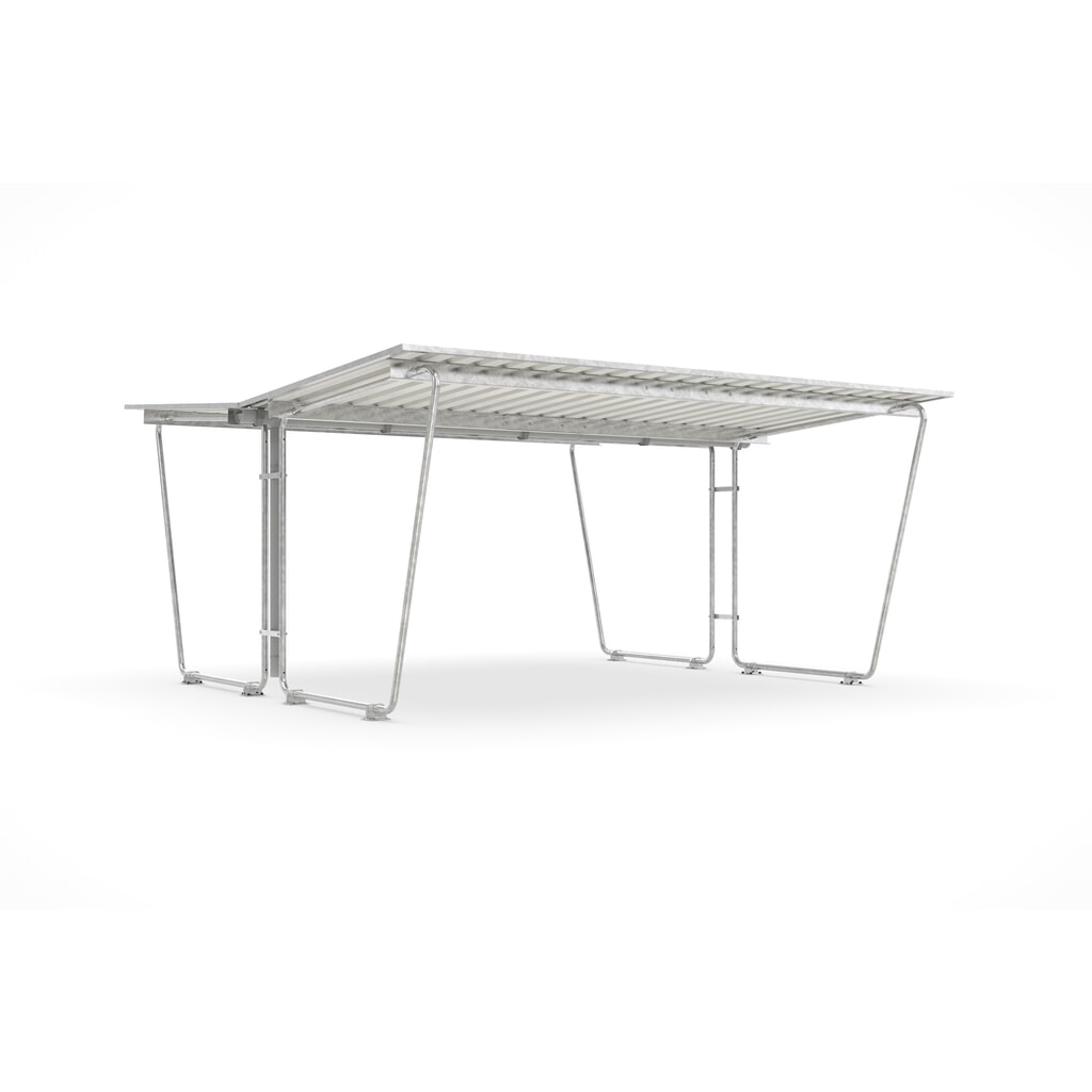 Zadaszenie BASIC, 2-stronne, GF, szerokość 4300 mm Zdjęcie produktu: Zadaszenie BASIC, 2-stronne, GF, szerokość 4300 mm