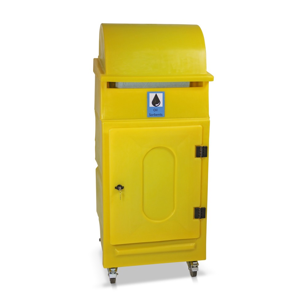 Zdjęcie produktu nr 3: Zestaw awaryjny do oleju, zbiornik, chłonność 300 l, kolor niebieski