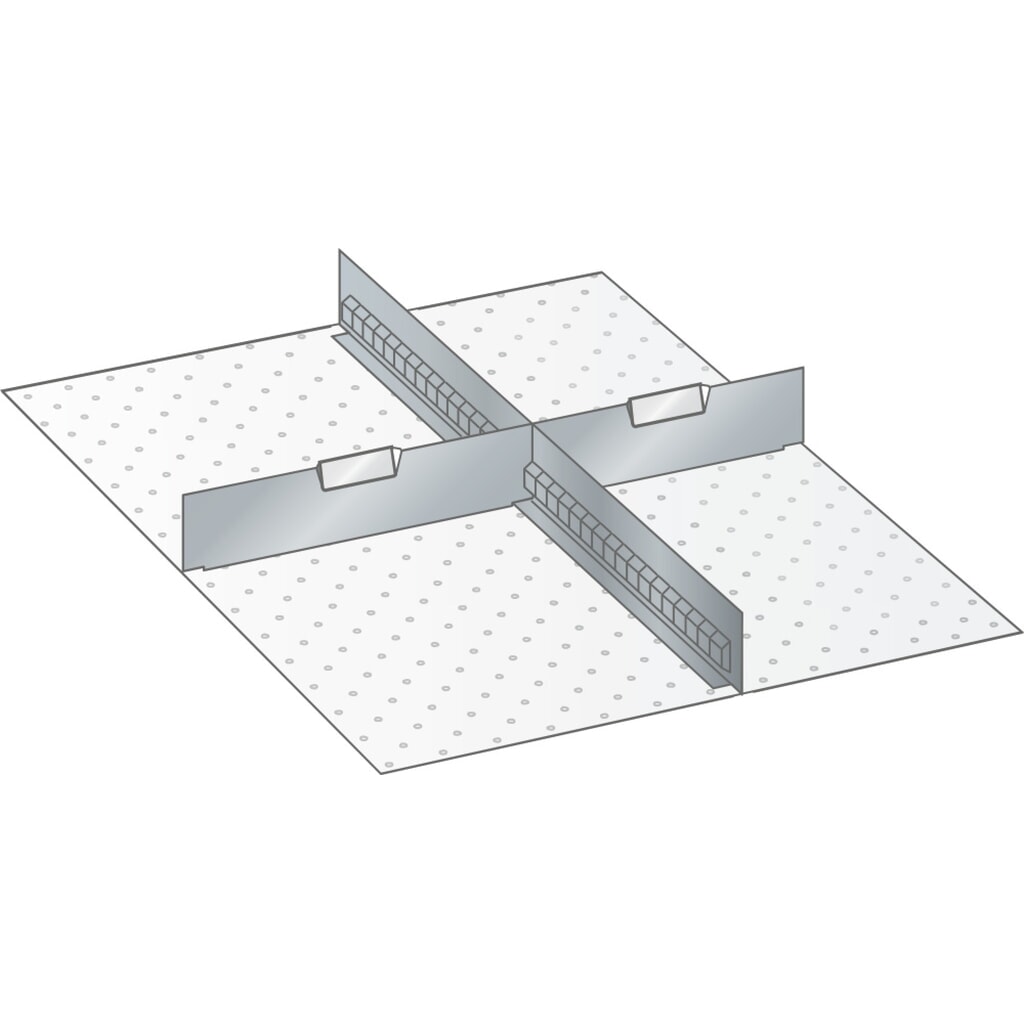 Zestaw ścianek szczelinowych i płyt rozdzielających LISTA 27x36E, (szer. x gł.) 459 x 612 mm, 1 ścianka szczelinowa, 2 płyty rozdzielające, do wysokości przodu 75 mm Zdjęcie produktu: Zestaw ścianek szczelinowych i płyt rozdzielających LISTA 27x36E, (szer. x gł.) 459 x 612 mm, 1 ścianka szczelinowa, 2 płyty rozdzielające, do wysokości przodu 75 mm